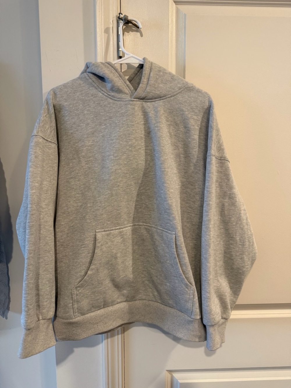 Gray Hooded Sweatshirt